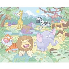 Walltastic - Tapet pentru Copii Baby Jungle Safari